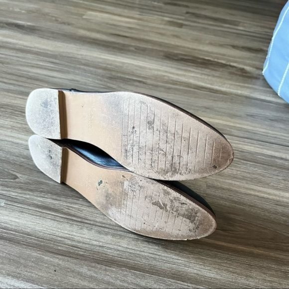 Zara Leather Slippers Babouches Slides - Picture 10 of 11